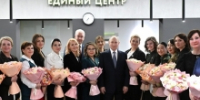 Владимир Путин встретился с сотрудницами и подопечными фонда поддержки участников СВО «Защитники Отечества» - Гумбетовский район